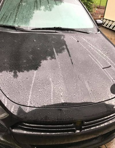 Water beads on Dodge Dart because of quality NVUS detail products.